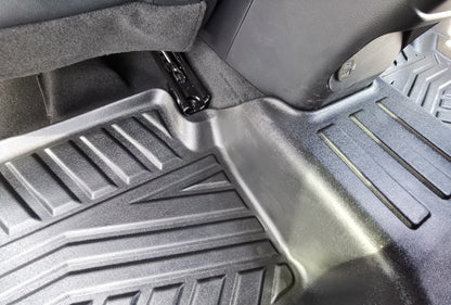 3D Moulded Car Floor Mats fit Ford Ranger Dual Cab Jul. 2022~Onwards XL XLS XLT Sport Wildtrak Raptor