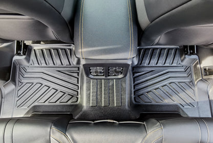 3D Moulded Car Floor Mats fit Ford Ranger Dual Cab Jul. 2022~Onwards XL XLS XLT Sport Wildtrak Raptor