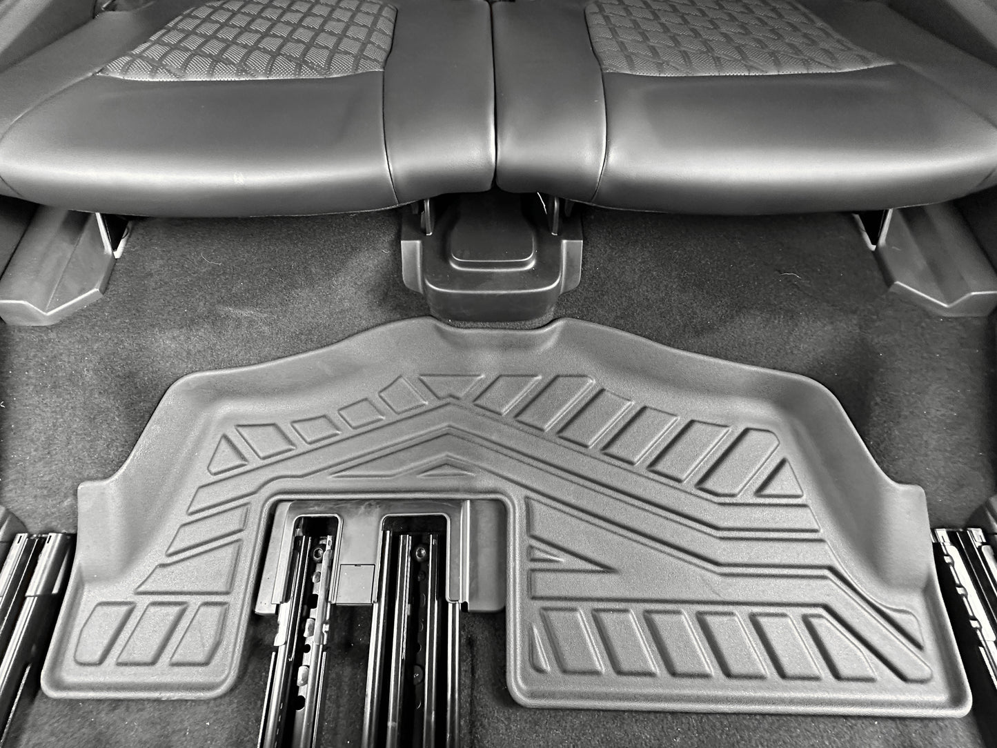 3D Moulded TPE Car Floor Mats fit Next-Gen Ford Everest Sep. 2022~Onwards 3-Row