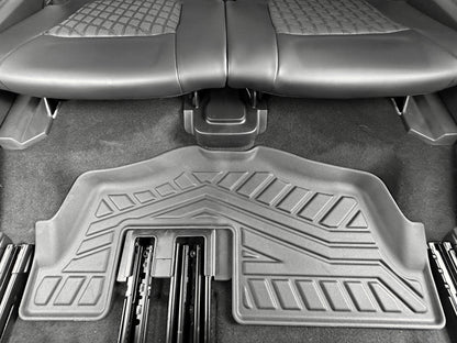 3D Moulded TPE Car Floor Mats fit Next-Gen Ford Everest Sep. 2022~Onwards 3-Row
