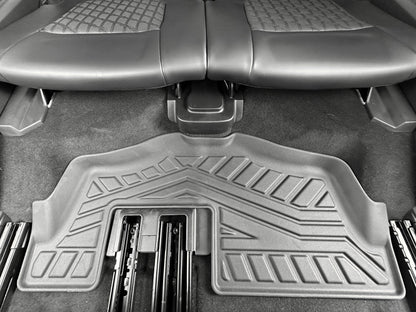 Acoustic 3D Moulded TPE Car Floor Mats fit Ford Everest Sep. 2022~Onwards 3-Rows