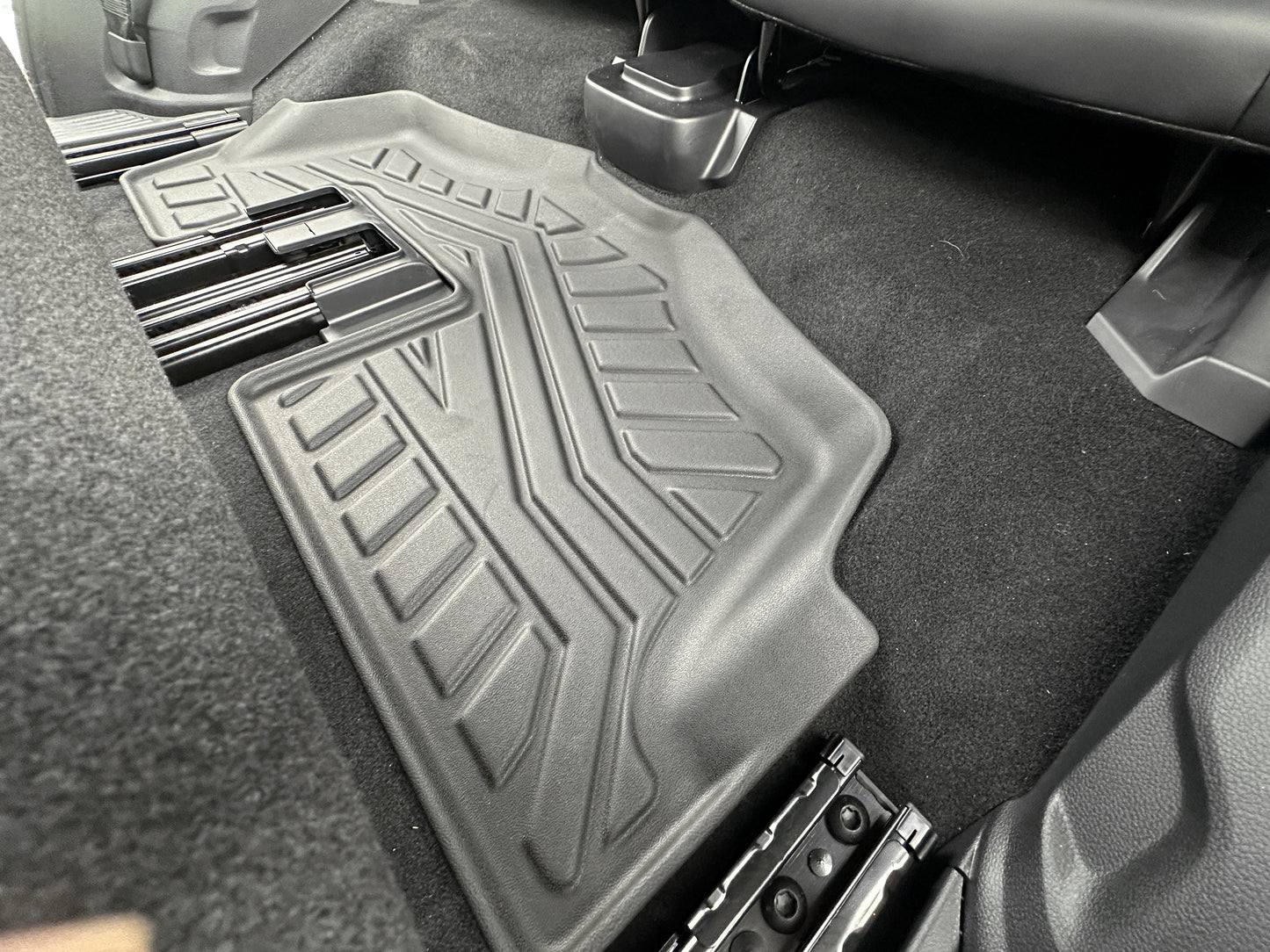 3D Moulded TPE Car Floor Mats fit Next-Gen Ford Everest Sep. 2022~Onwards 3-Row