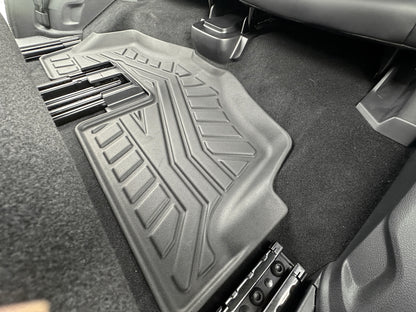 3D Moulded TPE Car Floor Mats fit Next-Gen Ford Everest Sep. 2022~Onwards 3-Row