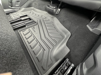 Acoustic 3D Moulded TPE Car Floor Mats fit Ford Everest Sep. 2022~Onwards 3-Rows