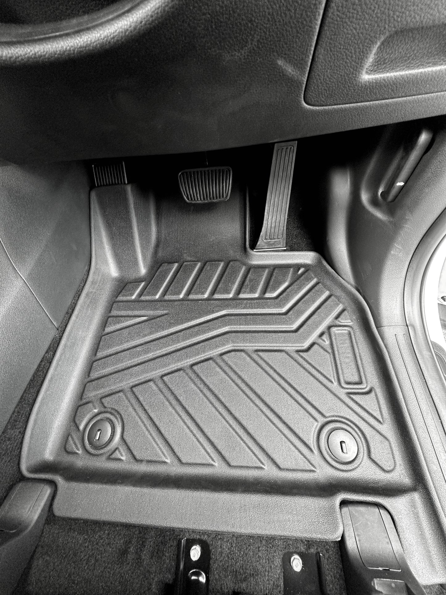 3D Moulded Car Floor Mats fit Hyundai Palisade 2020~Jul.2025  2 Row Set