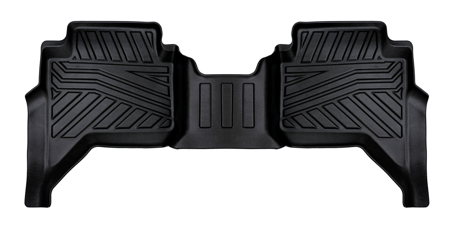 3D Moulded Car Floor Mats fit Ford Ranger Dual Cab Jul. 2022~Onwards XL XLS XLT Sport Wildtrak Raptor