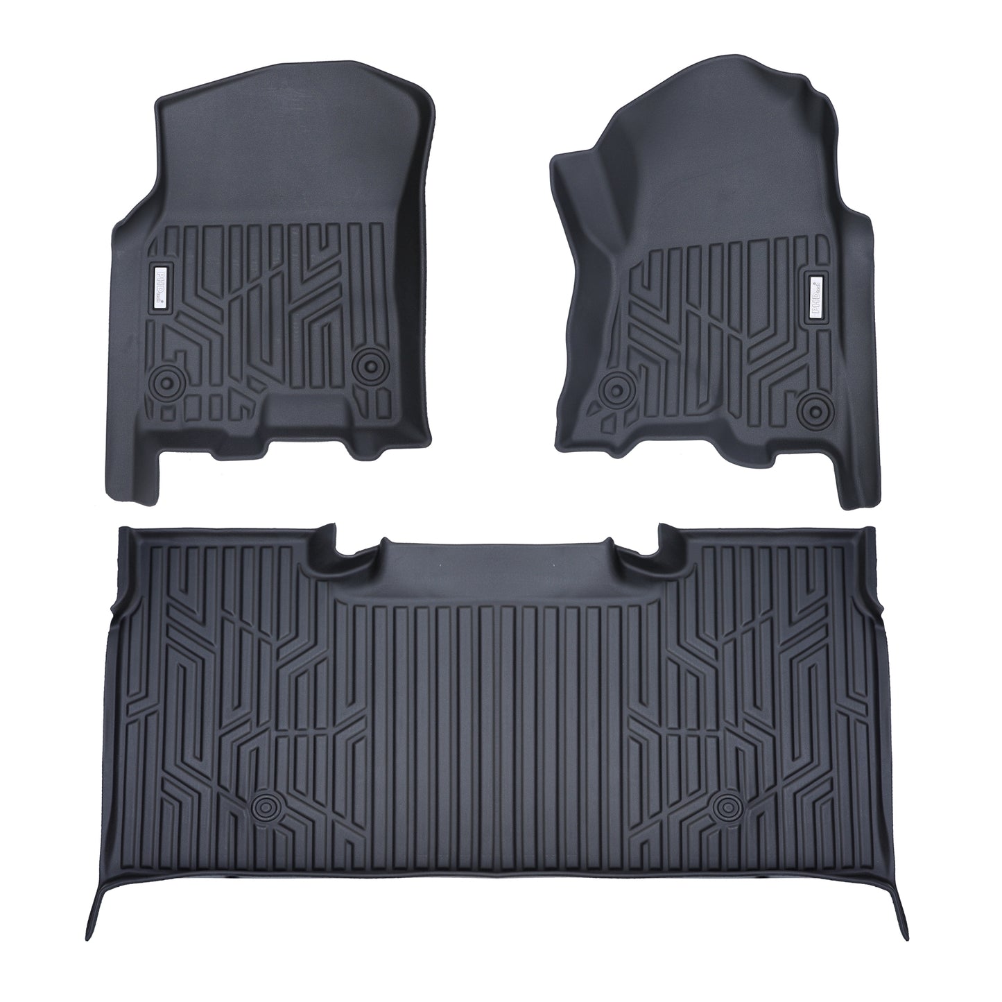 Acoustic 3D Moulded Floor Mats fit ASV Converted RAM DT 1500 Crew Cab
