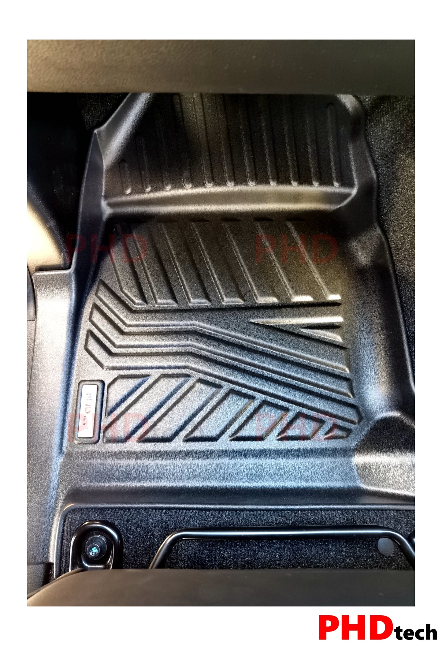 3D Moulded Car Floor Mats Fit MUX MU-X MY21+ 2021~Onward 2-row Set