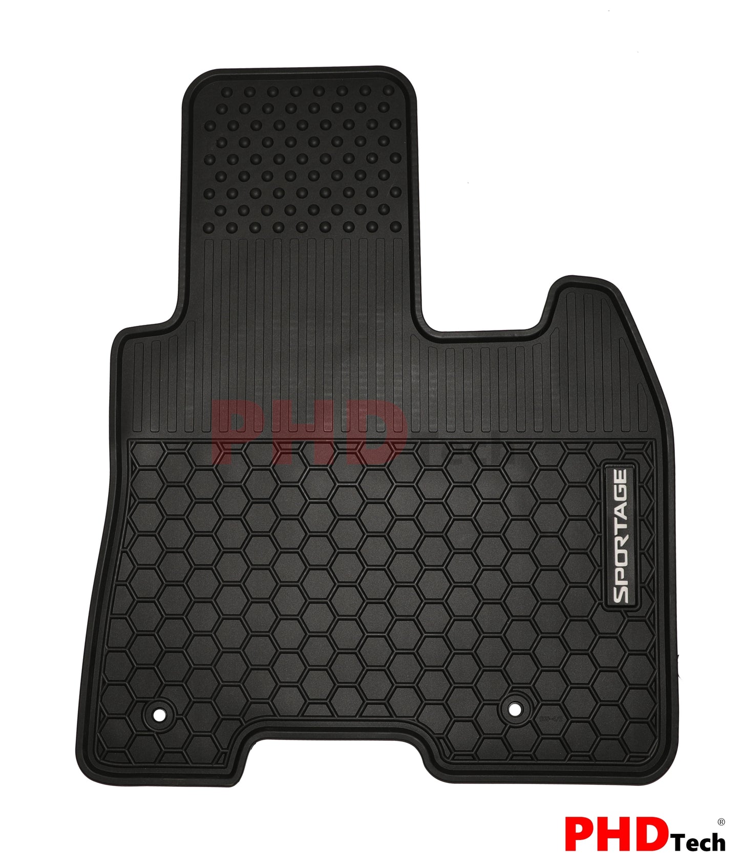 All Weather Rubber Car Floor Mats Fit KIA SPORTAGE Oct2015~Sep2021 white logo