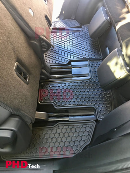 Mazda CX-9 CX9 2017-onwards Premium Quality All Weather Rubber Car Floor Mats 3 rows 9 pieces