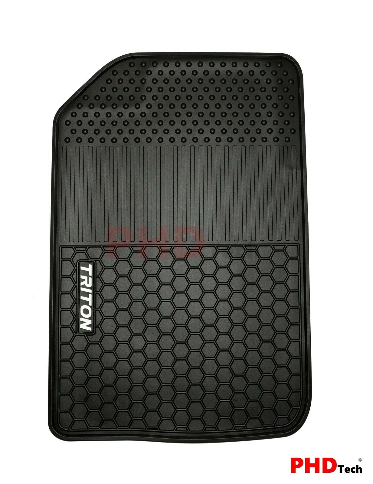 All Weather Rubber Car Floor Mats fit MITSUBISHI Triton MN/ML Dual Cab 1st & 2nd Row