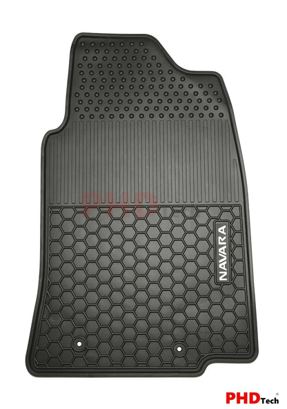 All Weather Rubber Car Floor Mats Fit Nissan Navara D40 Dual Cab 2008-2015  THAILAND BUILT