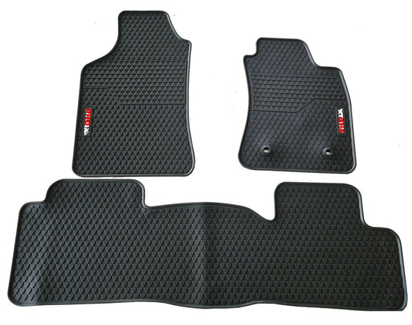 All Weather Rubber Car Floor Mats Fit TOYOTA Hilux 2005-2015 SR Dual Cab