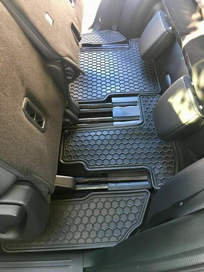 Mazda CX-8 CX8 2018-onwards Premium Quality All Weather Rubber Car Floor Mats for 3rd Row