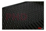 All Weather Rubber Car Floor Mats fit MITSUBISHI Triton MQ/MR Dual Cab 2015-2023 1st & 2nd Row