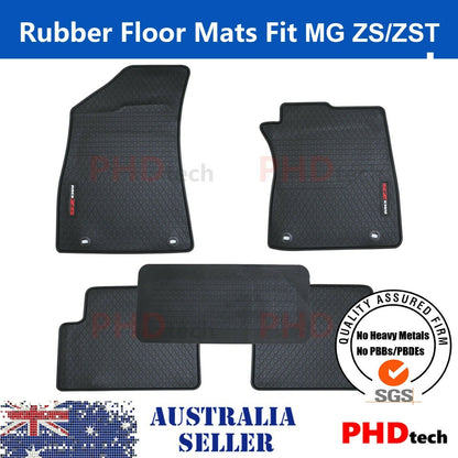 All Weather Rubber Car Floor Mats Fit MG ZS ZST 2017~2024