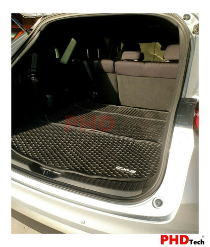 Mazda CX-9 CX9 2017-onwards Gen2 Tailor Made All Weather Rubber Car Cargo Mat Liner+3rd Row Seat Back