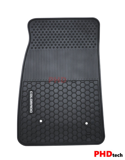 All Weather Rubber Car Floor Mats Fit Holden COLORADO RG CREW DUAL Cab LS/LT/LTZ /LX /Z71 (2012-2020)