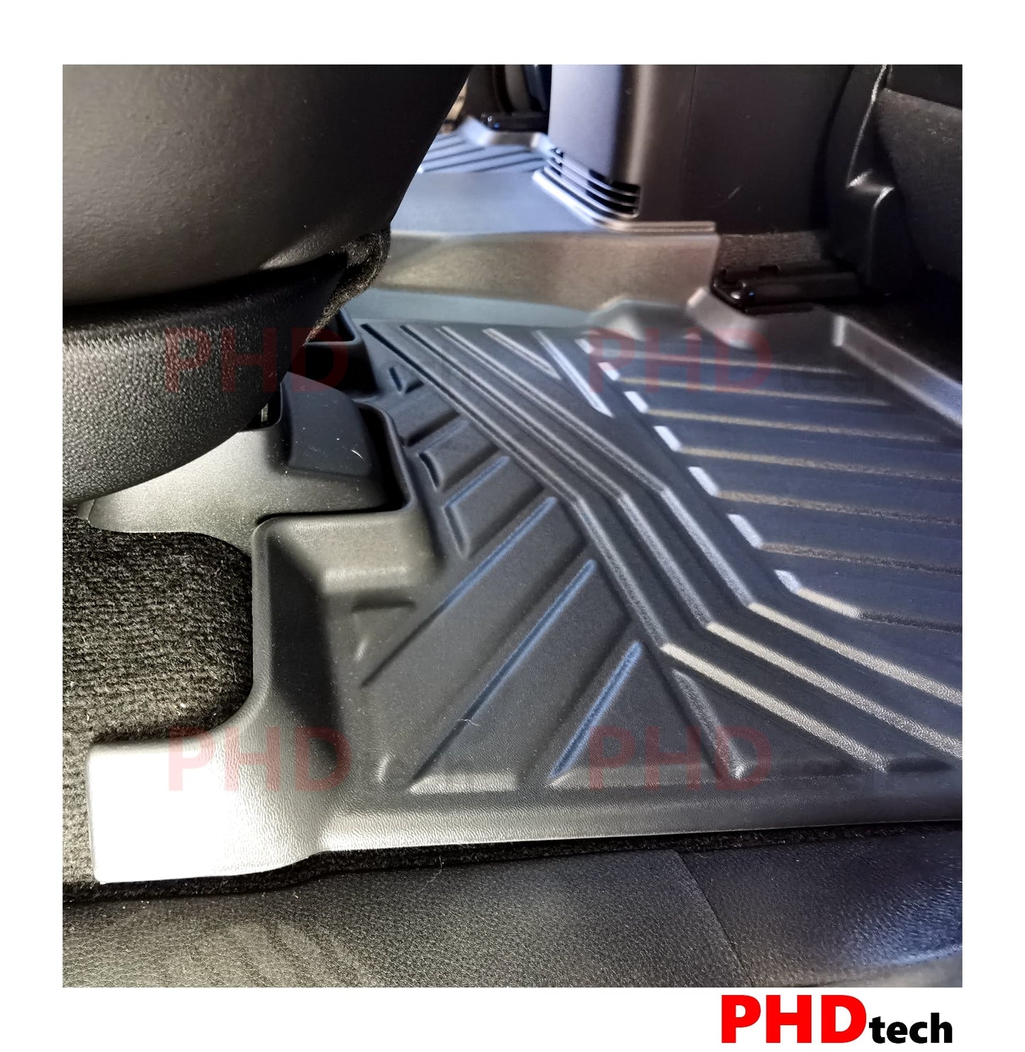 3D Moulded Car Floor Mats Fit MUX MU-X MY21+ 2021~Onward 3-Rows Full Set