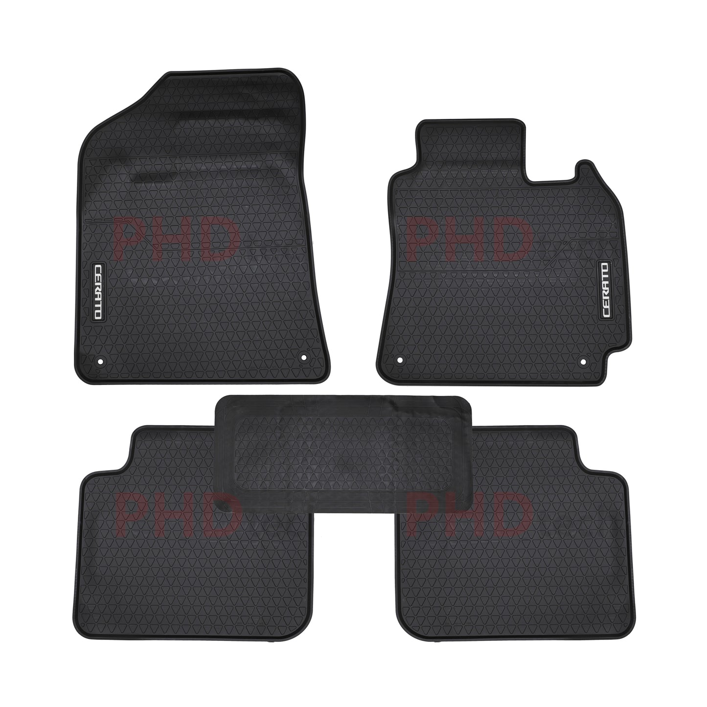 All Weather Rubber Car Floor Mats Fit KIA Cerato YD 2014-06/2018
