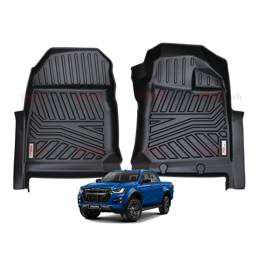 3D Moulded Car Floor Mats fit DMAX D-MAX MY21+ Aug. 2020~Onwards Front Mats