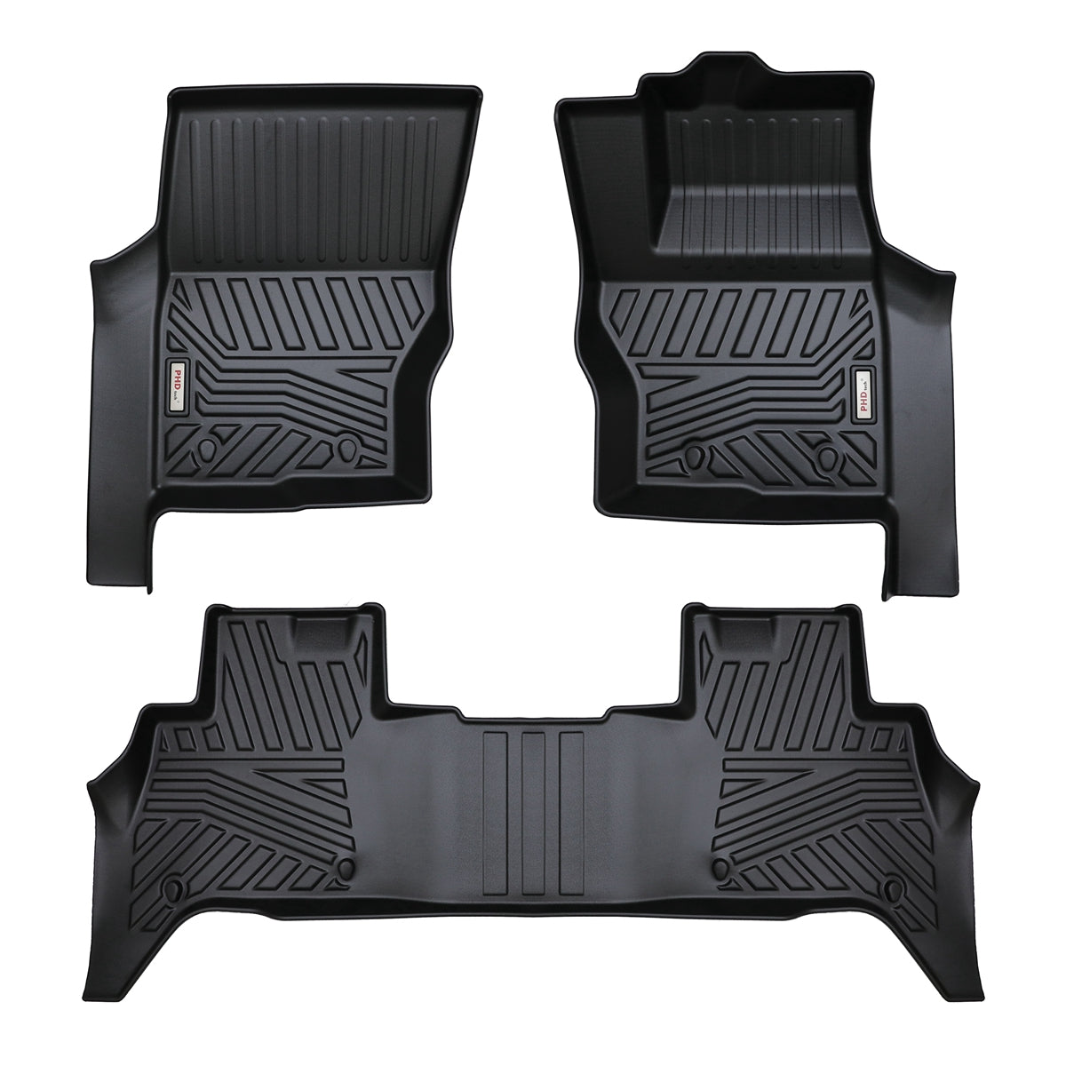 3D Moulded Car Floor Mats fit Land Rover Discovery 5 2017-Onward 1st & 2nd row D5