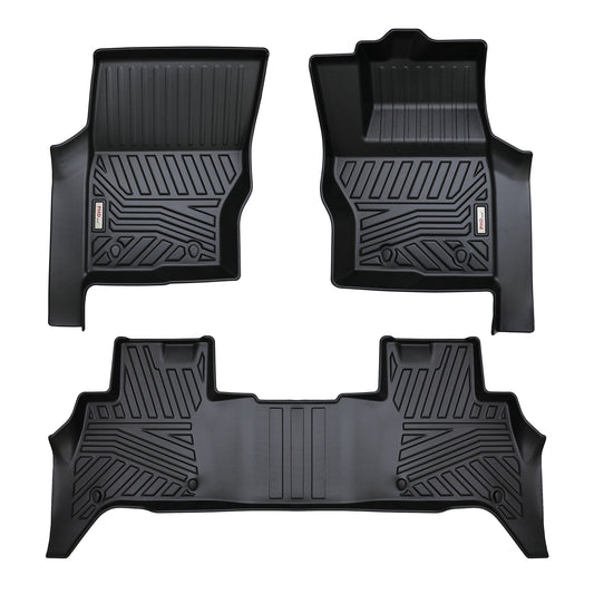 3D Moulded Car Floor Mats fit Land Rover Discovery 5 2017-Onward 1st & 2nd row D5