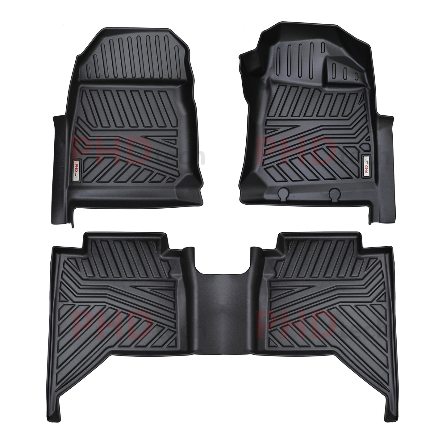 3D Moulded Car Floor Mats Mazda BT-50 Dual Cab MY21+ Aug. 2020~Onwards Full Set BT50