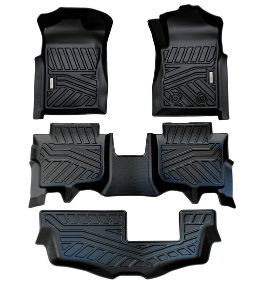 3D Moulded TPE Car Floor Mats fit Next-Gen Ford Everest Sep. 2022~Onwards 3-Row