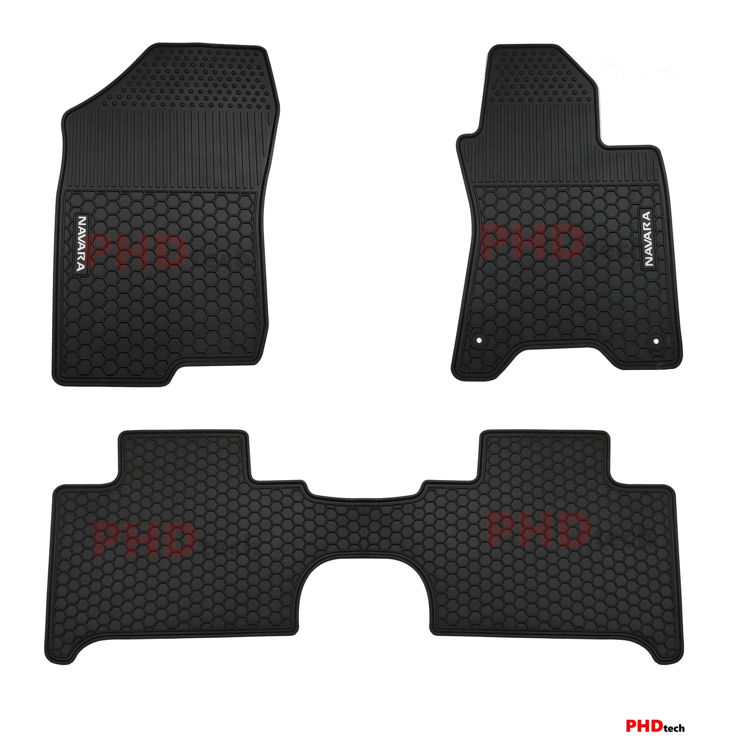 All Weather Rubber Car Floor Mats Fit NISSAN Navara NP300 D23  Nov. 2015-2025