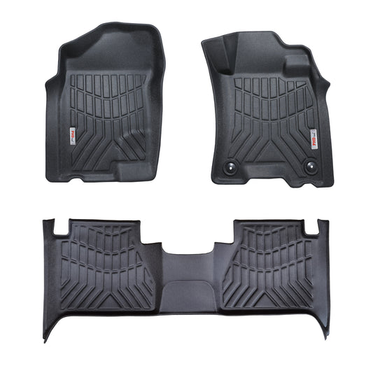 NISSAN Navara NP300 D23 2018~2024 Series 3,4&5 3D Moulded Car Floor Mats NO Rear Hump Cup Holder