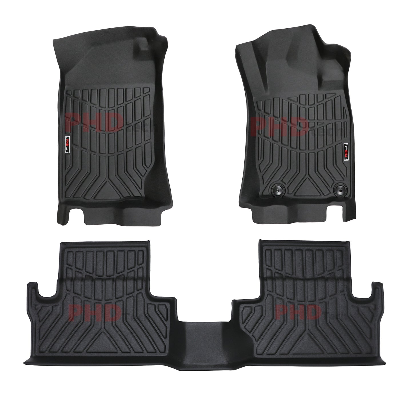 3D MOULDED CAR FLOOR MATS Mitsubishi Triton Club Cab MQ/MR 2015-2023
