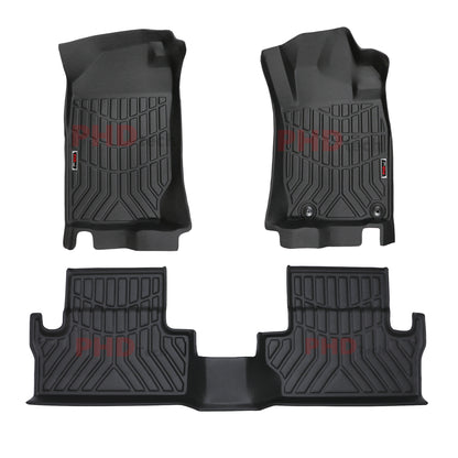 3D MOULDED CAR FLOOR MATS Mitsubishi Triton Club Cab MQ/MR 2015-2023