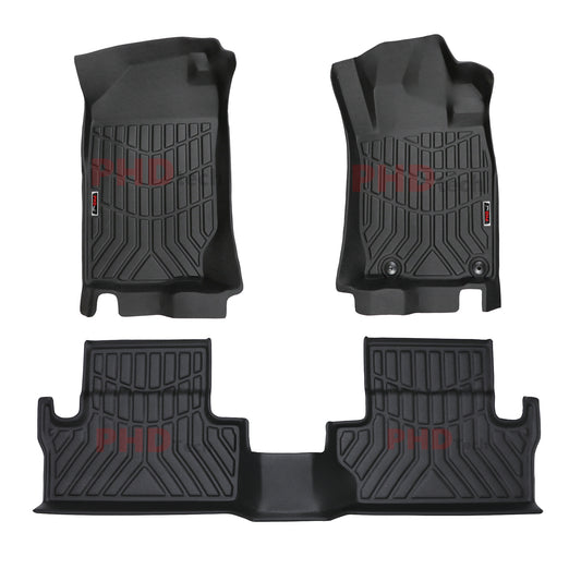 3D MOULDED CAR FLOOR MATS Mitsubishi Triton Club Cab MQ/MR 2015-2023