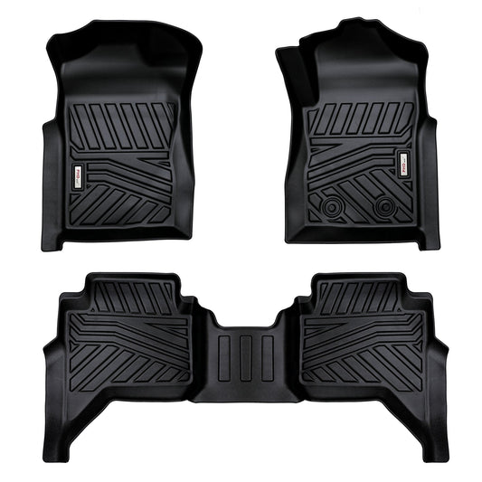 3D Moulded Car Floor Mats fit Next-Gen VW Amarok Dual Cab May. 2023~Onwards