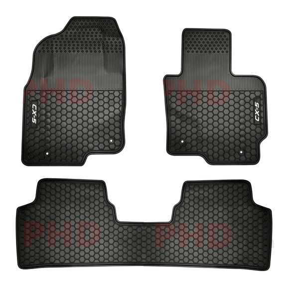 All Weather Rubber Car Floor Mats Fit Mazda CX-5 CX5 KE 2012-2017