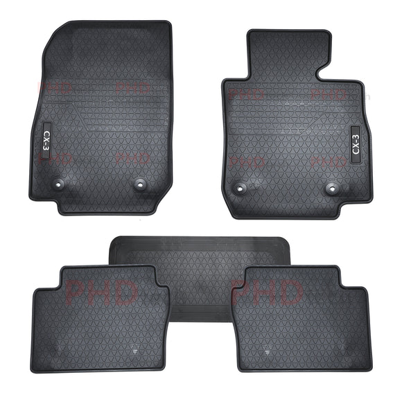 Back Order Feb.***All Weather Rubber Car Floor Mats Fit Hyundai