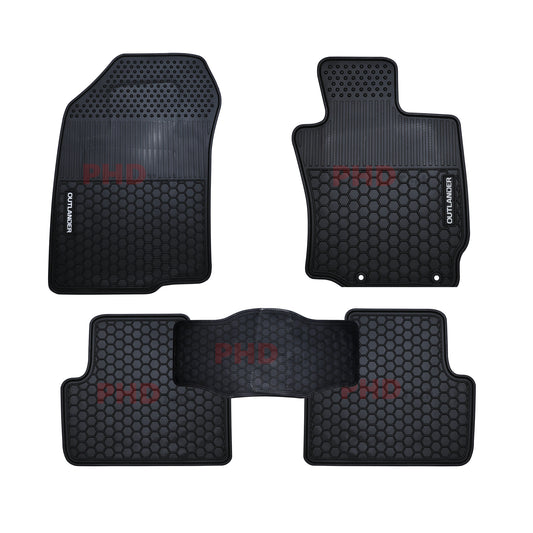 All Weather Rubber Car Floor Mats fit MITSUBISHI Outlander 2012-Oct 2021