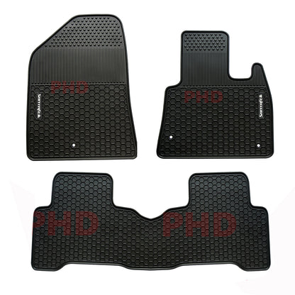 All Weather Rubber Car Floor Mats Fit  HYUNDAI SANTA FE Santafe 2012~18 DM