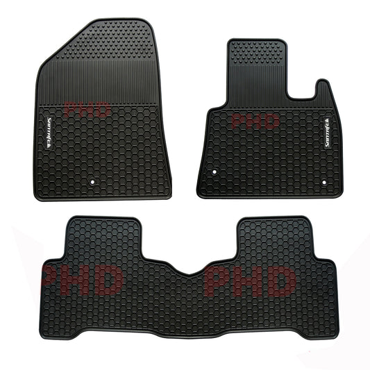 All Weather Rubber Car Floor Mats Fit  HYUNDAI SANTA FE Santafe 2012~18 DM