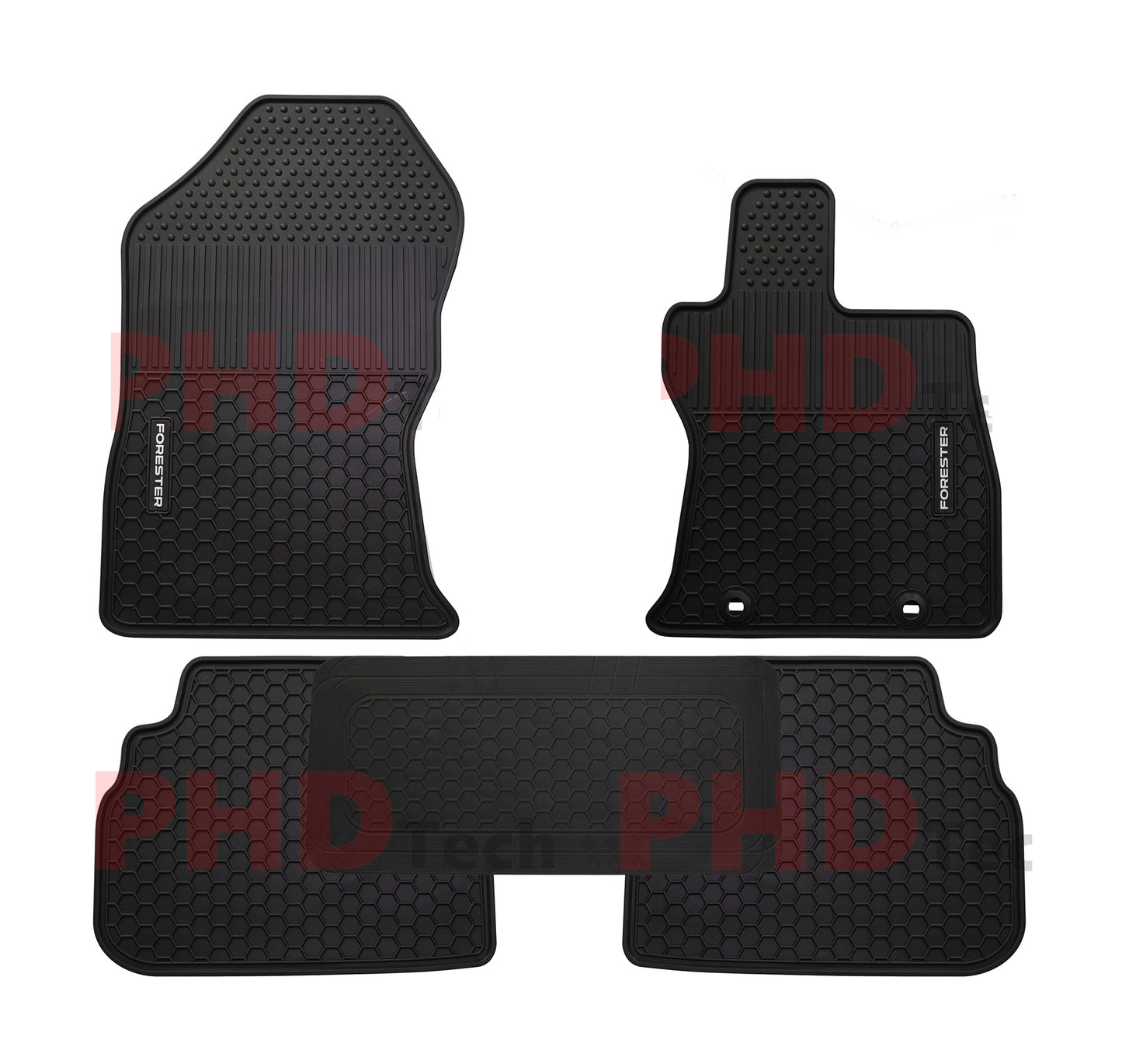Premium Quality All Weather Rubber Car Floor Mats for Subaru Forester 2018-2025