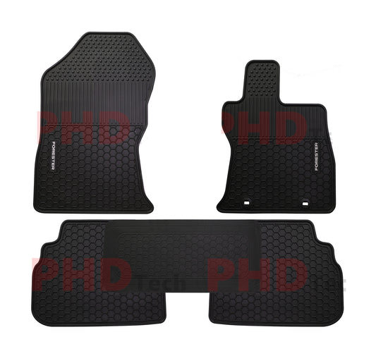 Premium Quality All Weather Rubber Car Floor Mats for Subaru Forester 2018-2025