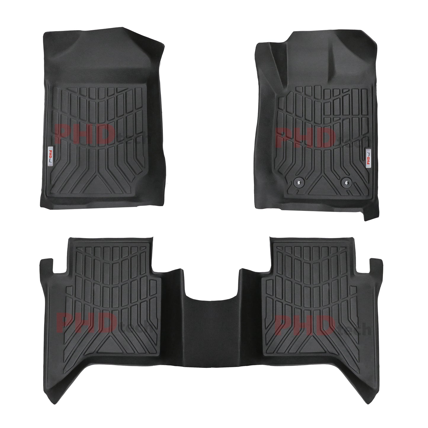 3D Moulded Floor Mats Liner fit Ford Ranger Dual Cab Wildtrak Raptor 2011-Jun 2022