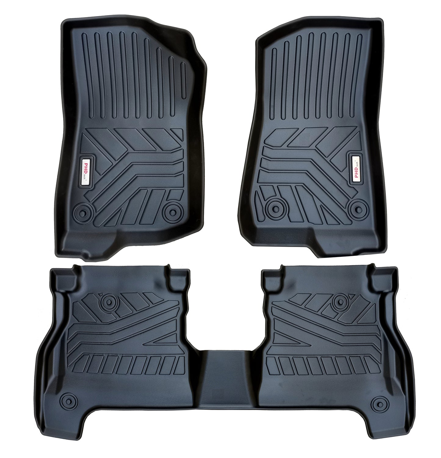 3D Moulded TPE Car Floor Mats fit Jeep Gladiator 2020~Onwards