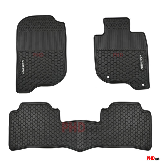 All Weather Rubber Car Floor Mats Fit MITSUBISHI PAJERO SPORT GLX GLS EXCEED 1/2016-Onward