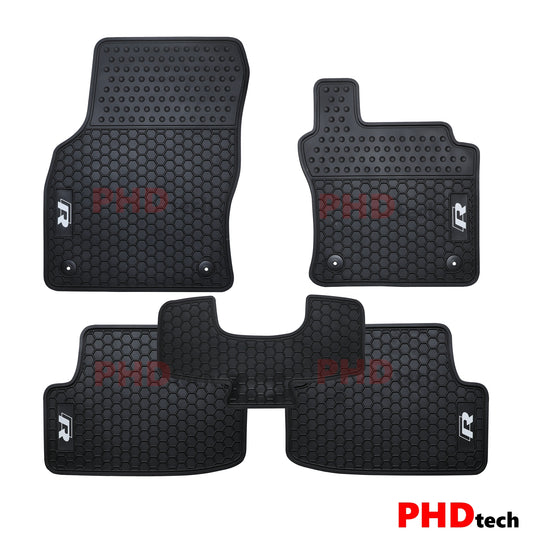 All Weather Rubber Car Floor Mats fit VW Golf R MK7 MK7.5 Volkswagen