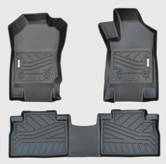 LDV D90 2017~Onwards 3D Moulded Car Floor Mats  2 Row Set