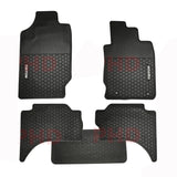 All Weather Rubber Car Floor Mats fit MITSUBISHI Triton MQ/MR Dual Cab 2015-2023 1st & 2nd Row