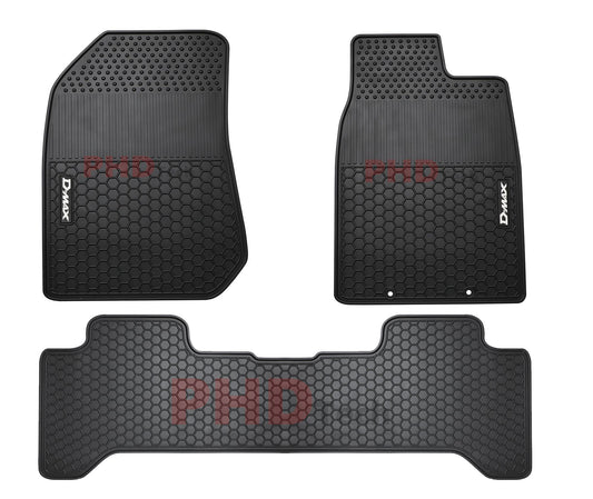 ***Back Order May.***All Weather Rubber Car Floor Mats Fit ISUZU D-MAX Dual Cab DMAX 2012~Jul 2020