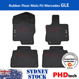 Quality All Weather Rubber Car Floor Mats Fit Mercedes Benz GLE / GLS 2019~